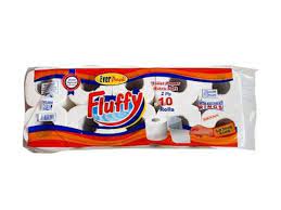 EVERPACK TOILET ROLL FLUFFY UNWRAPPED-10 ROLLS