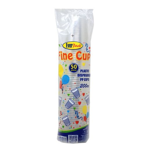 EVERPACK FINE CUPS 200CC 50PCS