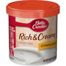 BETTY CROCKER FROSTING CREAMY WHITE 453G