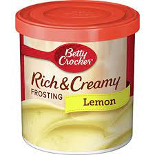 BETTY CROCKER RICH & CREAMY FROSTING LEMON 453g