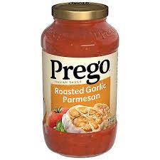 PREGO SAUCE ROASTED GARLIC & PARMESAN 680G