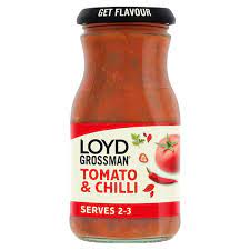 LOYD GROSSMAN TOMATO & CHILLI SAUCE 350G