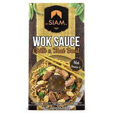 DESIAM WOK SAUCE CHILLI & THAI BASIL 100G