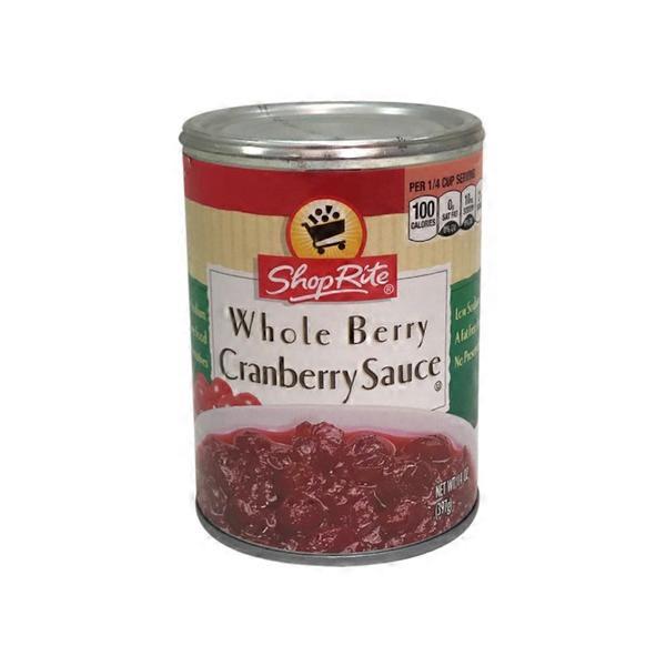 SHOPRITE CRANBERRY SAUCE WHOLE BERRY 397G