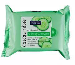 BEAUTY FORMULAS CUCUMBER FACIAL WIPES 