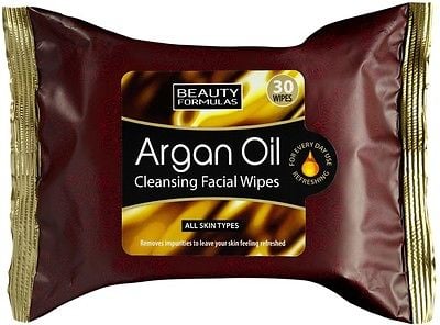 BEAUTY FORMULAS ARGAN OIL FACIAL WIPES