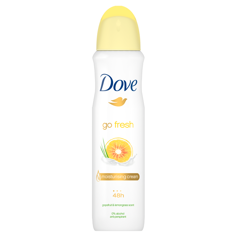 DOVE GO FRESH SPRAY 150ML
