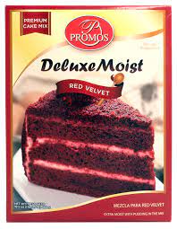 PROMOS DELUXE MOIST RED VELVET CAKE MIX 468G
