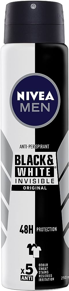 NIVEA DEO SPRAY BLACK & WHITE MEN 250ML