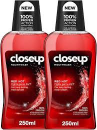 CLOSE UP RED HOT MOUTHWASH 250ML
