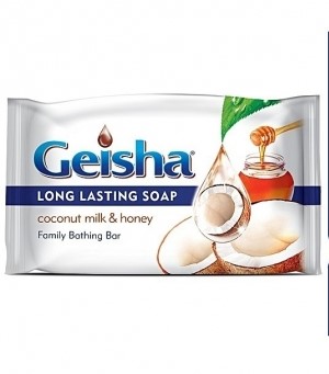 GEISHA CARING COCONUT & HONEY SOAP 180G