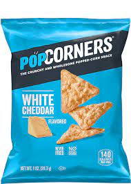 POPCORNERS WHITE CHEDDAR 28.3G