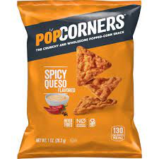 POPCORNERS SPICY QUESO 28.3G