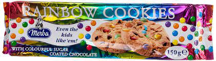 MERBA RAINBOW COOKIES 150G