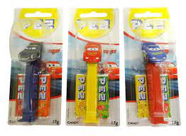 PEZ DISPENSER + 2 REFILLS 17G