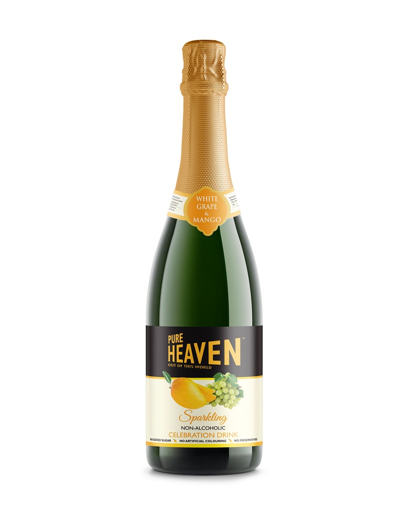 PURE HEAVEN SPARKLING WINE WHITE GRAPE & STRAWBERRY 750ML