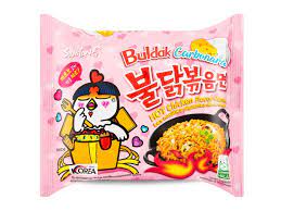 SAMYANG CHICKEN RAMEN CARBONARA PINK BAG 130G