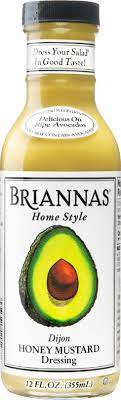 BRIANNAS DIJON HONEY MUSTARD DRESSING 355ML