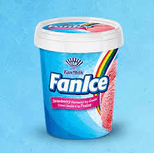 FANICE CUP STRAWBERRY 500ML