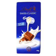 LINDT SWISS CLASSIC MILK CHOCOLATE 100G
