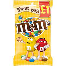 M&M PEANUTS CHOCOLATE 82G