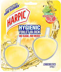 HARPIC HYGIENIC TOILET BLOCK CITRUS & GRAPEFRUIT 40G