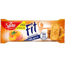 SANTE FIT BISCUITS APRICOT 50G