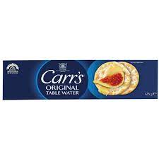 CARRS ORIGINAL TABLE WATER CRACKER 125G