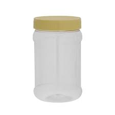 ROUND PET JAR WITH LID 500ML CL675