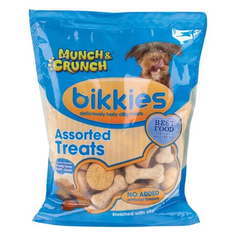 MUNCHIE & CRUNCH BIKKIES ASSORTED TREATS 400G