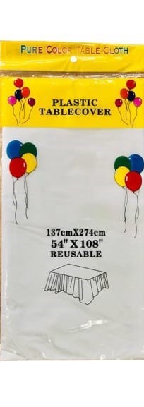 PLASTIC TABLE COVER B/S