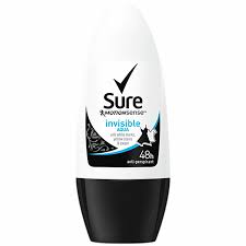 SURE ROLL ON INVISIBLE AQUA 50ML
