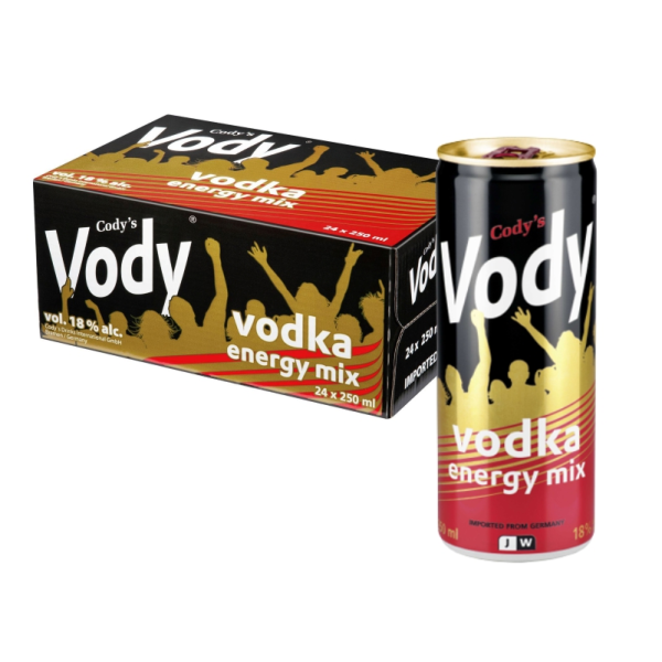 VODY VODKA ENERGY MIX 250ML