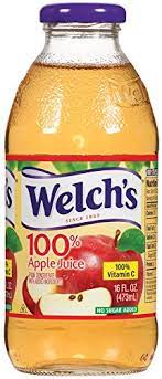 WELCH 100% JUICE APPLE DRINK 473ML