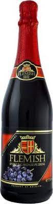 FLEMISH SPARKLING RED GRAPE DRINK 750ML