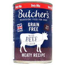BUTCHERS GRAIN FREE WITH BEEF & LIVER 400G