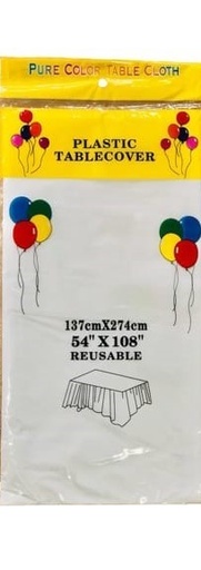 PLASTIC TABLE COVER B/S