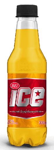 BEL ICE ALCOHOLIC ORANGE DRINK PLASTIC 330ML