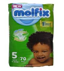 MOLFIX JUNIOR DIAPERS AIR-DRY 78PCS