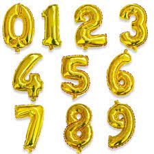 NUMBER BALLOONS
