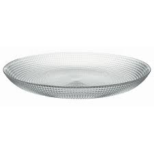 TRANSPARENT GLASS PLATE B/S