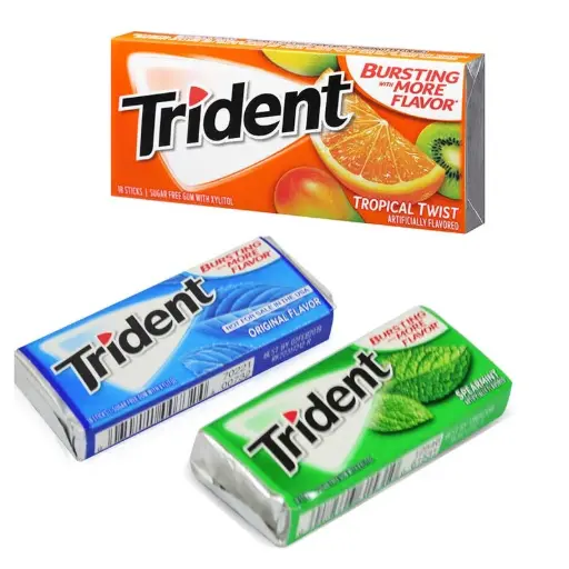 TRIDENT SUGAR FREE GUM