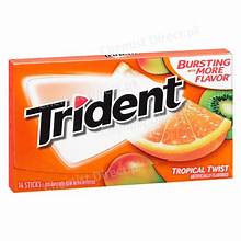 TRIDENT TROPICAL TWIST GUM
