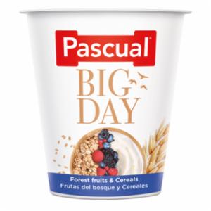 PASCUAL BIG DAY YOGURT STRAWBERRY & CEREALS 125G 