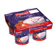 PASCUAL THICK CREAMY YOGURT STRAWBERRY 125G X 4
