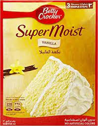 BETTY CROCKER SUPER MOIST VANILLA 500G