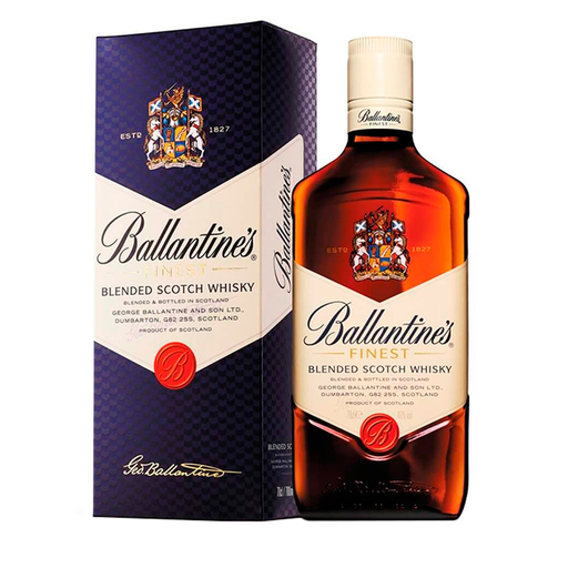 BALLANTINES FINEST BLENDED SCOTCH WHISKEY 750ML