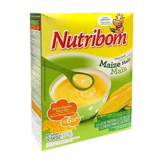 NUTRIBOM INFANT MAIZE CEREAL 350G
