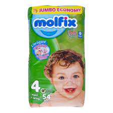 MOLFIX MAXI 4 DIAPERS AIR DRY 8PCS