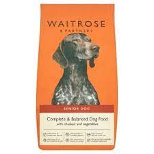 WAITROSE SENIOR DOG COMPLETE & BALANCED DOG FOOD CHICKEN 2.50KG